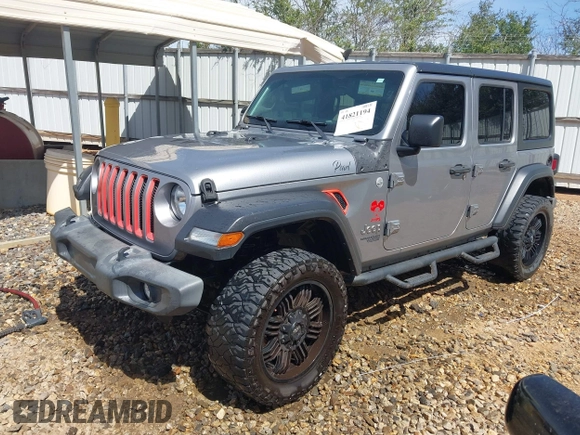2020 Jeep Wrangler Unlimited Sport Altitude с VIN 1C4HJXDN8LW127059, выставлен на аукционе IAAI как лот 41821194 с пробегом 152 744 миль миль и . История ставок и продаж доступна на DreamBid. Изображение 17.