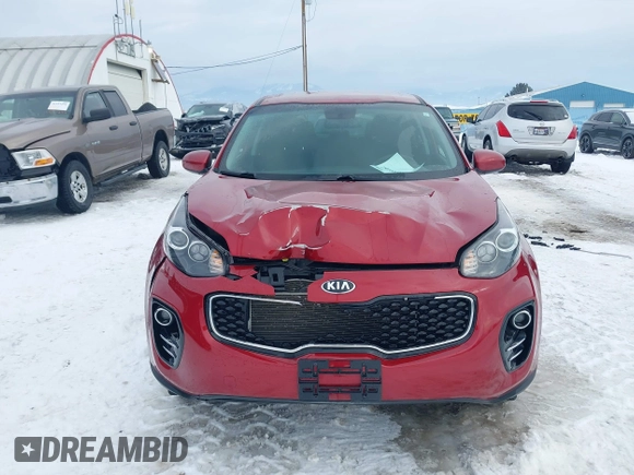 2018 Kia Sportage LX with VIN KNDPMCAC8J7324190, listed as a IAAI auction lot 41599162 with 41,573 mi miles. Bid and sale history available at carsss.com. Image 13.