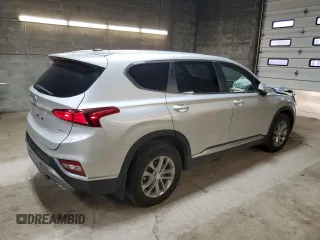 2020 Hyundai Santa Fe SE with VIN 5NMS2CAD8LH139173, listed as a Copart auction lot 51097285 with 82,117 mi miles and Salvage Title. Bid and sale history available at carsss.com. Image 3.