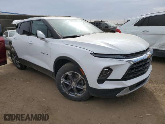 2023 Chevrolet Blazer LT with VIN 3GNKBHR45PS165477, listed as a Copart auction lot 76683094 with 30,088 mi miles and Clean title. Bid and sale history available at DreamBid. Image 4.
