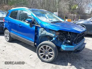 2019 Ford EcoSport Titanium z VIN MAJ6S3KL2KC293999, wystawiony jako IAAI lot #42026194 z przebiegiem 94 666 mil mil oraz . Historia ofert i sprzedaży dostępna na DreamBid. Obrazek 1.