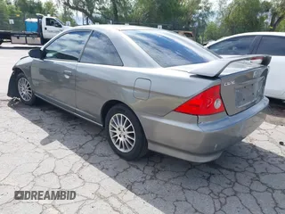 2005 Honda Civic Cpe EX with VIN 1HGEM22945L031096, listed as a IAAI auction lot 41741003 with 208,008 mi miles. Bid and sale history available at carsss.com. Image 3.