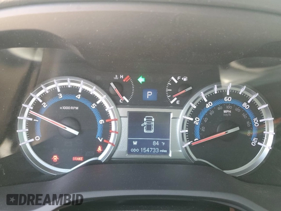 2014 Toyota 4Runner Limited with VIN JTEBU5JR7E5151981, listed as a Copart auction lot 52866075 with 154,733 mi miles and Salvage Title. Bid and sale history available at DreamBid. Image 9.