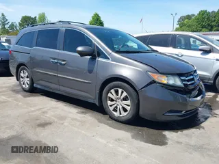 2016 Honda Odyssey EX-L with VIN 5FNRL5H66GB093249, listed as a IAAI auction lot 42044800 with 133,923 mi miles. Bid and sale history available at carsss.com. Image 1.