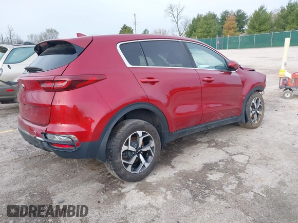 2020 Kia Sportage LX z VIN KNDPMCAC0L7697209, wystawiony jako IAAI lot #41795208 z przebiegiem 129 188 mil mil oraz . Historia ofert i sprzedaży dostępna na DreamBid. Obrazek 4.