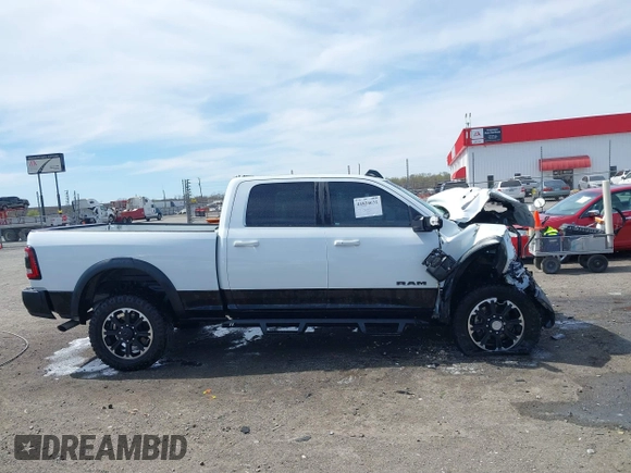 2024 Ram 2500 Rebel with VIN 3C6UR5EJ2RG278405, listed as a IAAI auction lot 41824632 with 29,303 mi miles. Bid and sale history available at carsss.com. Image 13.