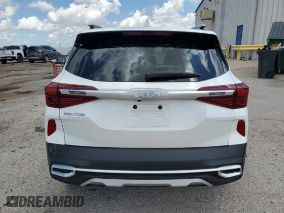 2023 Kia Seltos S with VIN KNDEU2AA7P7393039, listed as a Copart auction lot 59363435 with 29,945 mi miles and Salvage title. Bid and sale history available at DreamBid. Image 6.
