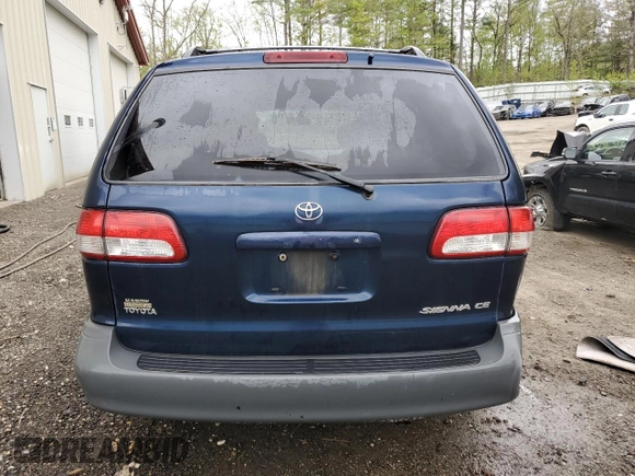 2003 Toyota Sienna CE with VIN 4T3ZF19C73U552152, listed as a Copart auction lot 84008434 with 150,744 mi miles and Non Repairable. Bid and sale history available at carsss.com. Image 6.