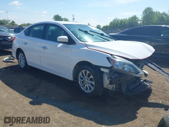 2019 Nissan Sentra S z VIN 3N1AB7AP6KY413233, wystawiony jako IAAI lot #42281572 z przebiegiem 111 297 mil mil oraz . Historia ofert i sprzedaży dostępna na DreamBid. Obrazek 1.