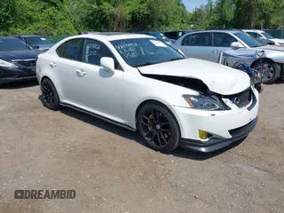 2006 Lexus IS 350 with VIN JTHBE262865008646, listed as a IAAI auction lot 42131102 with 156,665 mi miles and . Bid and sale history available at DreamBid. Image 1.