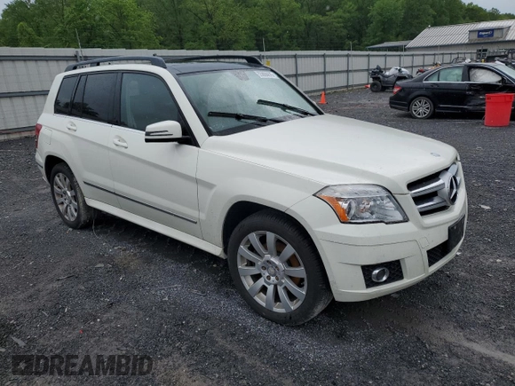 2012 Mercedes-Benz GLK 350 with VIN WDCGG8HB2CF761607, listed as a Copart auction lot 55866675 with 142,643 mi miles and Salvage Title. Bid and sale history available at DreamBid. Image 4.