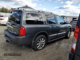 2008 Infiniti QX56 with VIN 5N3AA08C98N906133, listed as a Copart auction lot 80408073 with 168,545 mi miles and Clean Title. Bid and sale history available at carsss.com. Image 3.