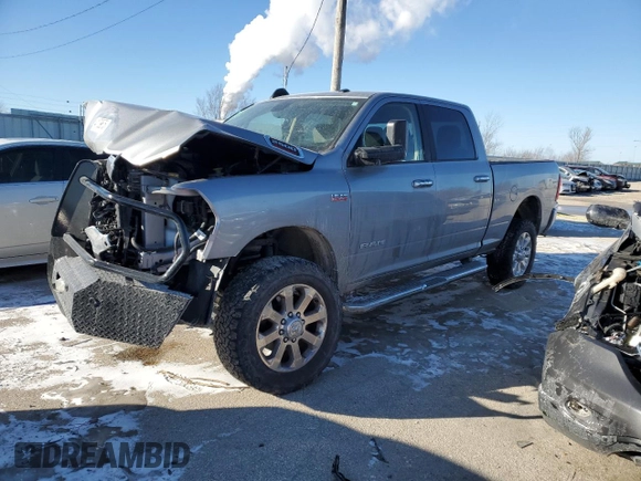 2019 Ram 2500 Big Horn with VIN 3C6UR5DJ7KG697132, listed as a Copart auction lot 41709875 with Not provided miles and Salvage title. Bid and sale history available at DreamBid. Image 1.
