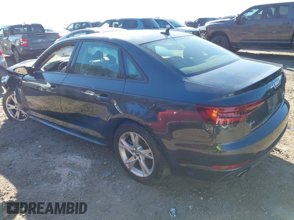 2018 Audi A4 Premium with VIN WAUDNAF47JA019737, listed as a IAAI auction lot 41506511 with 49,605 mi miles. Bid and sale history available at carsss.com. Image 3.