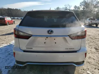 2018 Lexus RX with VIN JTJGZKCA7J2004019, listed as a Copart auction lot 89269035 with 123,825 mi miles and Salvage Title. Bid and sale history available at carsss.com. Image 6.