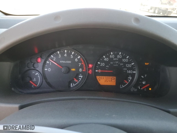 2009 Nissan Frontier SE with VIN 1N6AD07U49C405420, listed as a Copart auction lot 41983545 with 203,700 mi miles and Salvage Title. Bid and sale history available at carsss.com. Image 9.