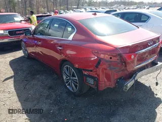 2015 Infiniti Q50 Premium with VIN JN1BV7AP8FM353900, listed as a IAAI auction lot 41748581 with 152,480 mi miles and . Bid and sale history available at DreamBid. Image 3.