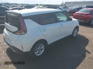 2023 Kia Soul LX with VIN KNDJ23AU8P7861431, listed as a IAAI auction lot 42234031 with 35,397 mi miles and . Bid and sale history available at DreamBid. Image 4.
