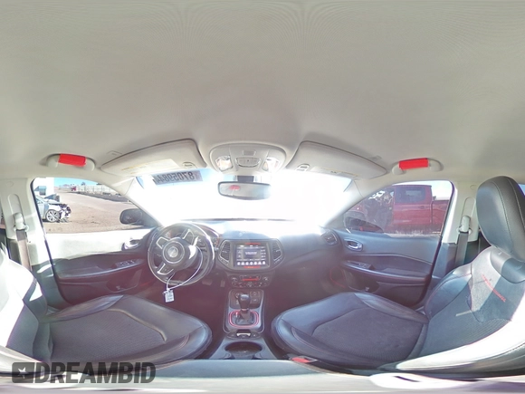 2019 Jeep Compass Trailhawk with VIN 3C4NJDDB8KT748104, listed as a Copart auction lot 87059844 with 112,934 mi miles and Salvage Title. Bid and sale history available at carsss.com. Image 13.