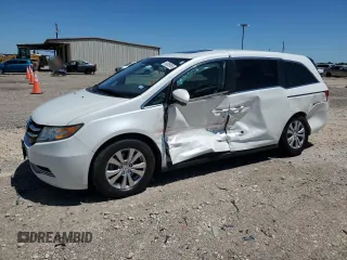 2016 Honda Odyssey EX-L with VIN 5FNRL5H6XGB143683, listed as a Copart auction lot 54006965 with 116,759 mi miles and Salvage Title. Bid and sale history available at carsss.com. Image 1.
