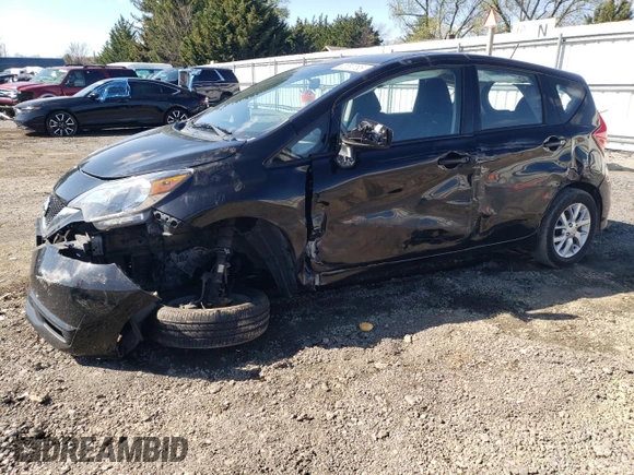 2017 Nissan Note SV with VIN 3N1CE2CP4HL375796, listed as a Copart auction lot 52087735 with 119,735 mi miles and Salvage Title. Bid and sale history available at DreamBid. Image 1.
