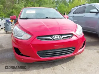 2014 Hyundai Accent GLS with VIN KMHCT4AEXEU600395, listed as a IAAI auction lot 42141052 with 172,284 mi miles. Bid and sale history available at carsss.com. Image 6.
