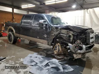 2011 Ford F-350 XL with VIN 1FT8W3BT1BEB65054, listed as a Copart auction lot 44573145 with 143,956 mi miles and Salvage Title. Bid and sale history available at DreamBid. Image 4.