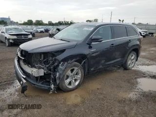 2016 Toyota Highlander Hybrid Limited with VIN 5TDDCRFH1GS013874, listed as a Copart auction lot 61328084 with 93,891 mi miles and Salvage Title. Bid and sale history available at carsss.com. Image 1.