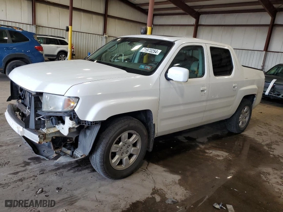 2006 Honda Ridgeline RTL with VIN 2HJYK16516H557411, listed as a Copart auction lot 71973254 with 251,596 mi miles and Salvage Title. Bid and sale history available at carsss.com. Image 1.