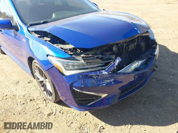 2020 Acura ILX w/Premium/A-SPEC Pkg with VIN 19UDE2F89LA011459, listed as a IAAI auction lot 41751405 with 68,912 mi miles. Bid and sale history available at carsss.com. Image 6.