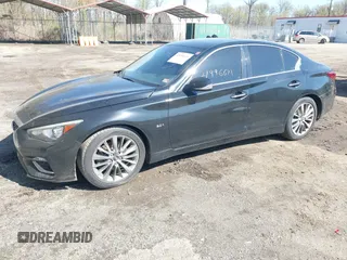 2018 Infiniti Q50 Luxe with VIN JN1EV7AP2JM352392, listed as a IAAI auction lot 41996631 with 90,492 mi miles and . Bid and sale history available at carsss.com. Image 20.