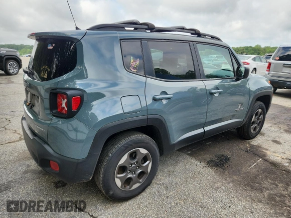 2017 Jeep Renegade Sport с VIN ZACCJBAB5HPF30248, выставлен на аукционе Copart как лот 60954805 с пробегом 86 469 миль миль и Списание • Salvage title. История ставок и продаж доступна на DreamBid. Изображение 3.