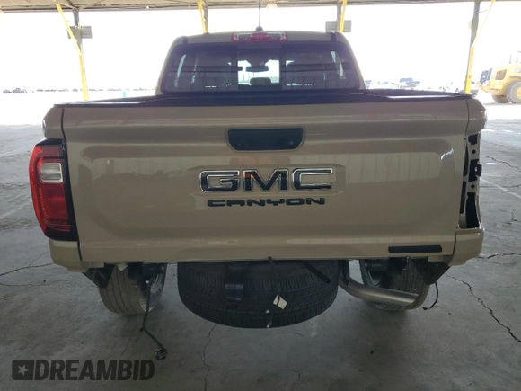 2023 GMC Canyon 2WD Elevation with VIN 1GTP5BEK7P1248837, listed as a Copart auction lot 77825924 with 6,793 mi miles and Salvage Title. Bid and sale history available at carsss.com. Image 6.