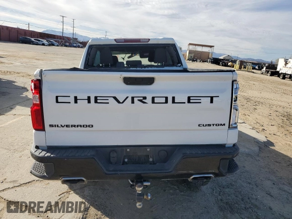 2021 Chevrolet Silverado 1500 Custom Trail Boss with VIN 1GCPYCEF2MZ280981, listed as a Copart auction lot 49270005 with Not Provided miles and Salvage Title. Bid and sale history available at DreamBid. Image 6.