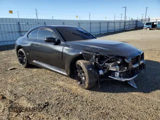 2024 BMW M2 with VIN 3MF13DM09R8E20756, listed as a Copart auction lot 79645994 with 5,207 mi miles and Salvage Title. Bid and sale history available at carsss.com. Image 4.