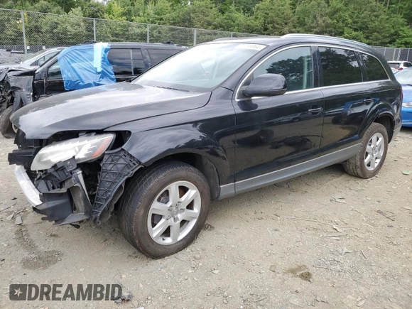 2014 Audi Q7 3.0T Premium with VIN WA1CGAFE3ED020786, listed as a Copart auction lot 63790064 with 0 mi miles and Salvage Title. Bid and sale history available at carsss.com. Image 1.