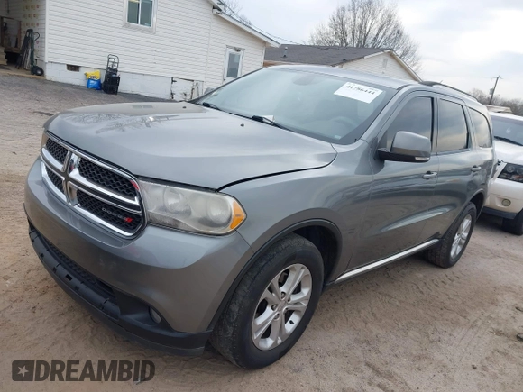 2012 Dodge Durango Crew with VIN 1C4RDHDG8CC109035, listed as a IAAI auction lot 41786444 with 258,974 mi miles and . Bid and sale history available at DreamBid. Image 2.
