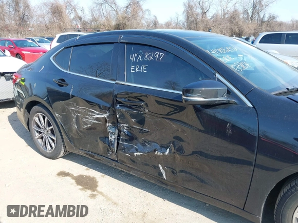 2020 Acura TLX w/Technology Pkg with VIN 19UUB1F50LA011455, listed as a IAAI auction lot 41708297 with 108,363 mi miles. Bid and sale history available at carsss.com. Image 6.