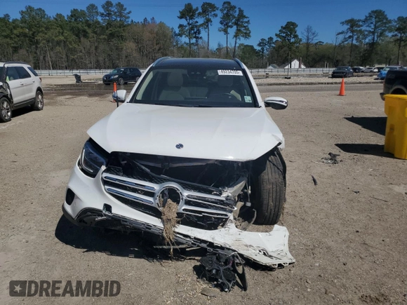 2022 Mercedes-Benz GLC with VIN W1N0G8DBXNV395314, listed as a Copart auction lot 49234705 with 45,364 mi miles and Salvage Title. Bid and sale history available at carsss.com. Image 5.