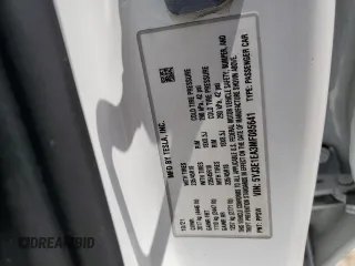 2021 Tesla Model 3 Standard Range Plus z VIN 5YJ3E1EA3MF085641, wystawiony jako Copart lot #56849295 z przebiegiem 123 350 mil mil oraz Tytuł czysty. Historia ofert i sprzedaży dostępna na DreamBid. Obrazek 12.