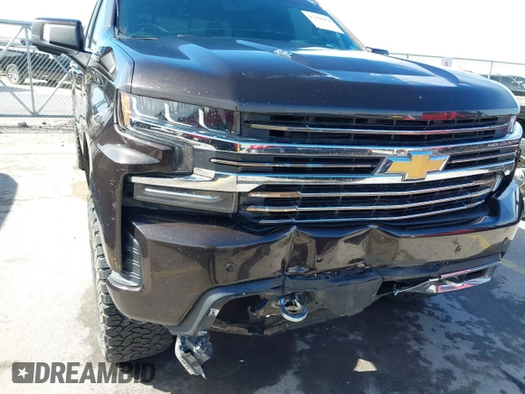 2019 Chevrolet Silverado 1500 High Country with VIN 1GCUYHELXKZ323675, listed as a IAAI auction lot 41296454 with 102,107 mi miles. Bid and sale history available at carsss.com. Image 6.