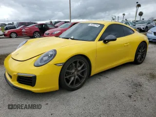 2019 Porsche 911 Carrera with VIN WP0AA2A93KS104130, listed as a Copart auction lot 74733714 with 43,418 mi miles and Salvage Title. Bid and sale history available at carsss.com. Image 1.