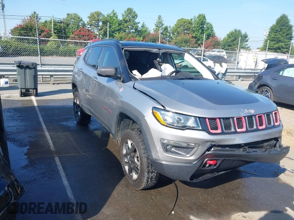 2018 Jeep Compass Trailhawk с VIN 3C4NJDDB3JT348272, выставлен на аукционе IAAI как лот 42769022 с пробегом 129 984 миль миль и . История ставок и продаж доступна на DreamBid. Изображение 1.