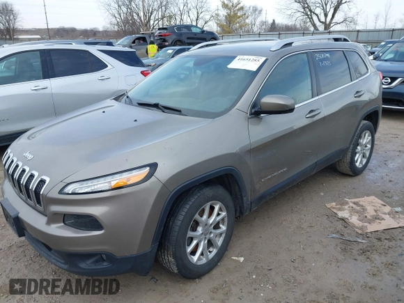 2016 Jeep Cherokee Latitude with VIN 1C4PJLCS4GW347218, listed as a IAAI auction lot 41651285 with 95,169 mi miles. Bid and sale history available at carsss.com. Image 16.