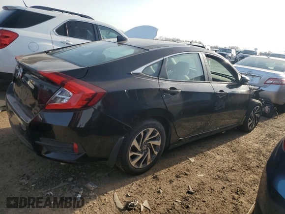 2017 Honda Civic Sedan EX with VIN 19XFC2F75HE051188, listed as a Copart auction lot 49537245 with 0 mi miles and Clean Title. Bid and sale history available at carsss.com. Image 3.