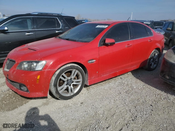 2009 Pontiac G8 with VIN 6G2ER57719L175646, listed as a Copart auction lot 42834285 with 99,210 mi miles and Salvage Title. Bid and sale history available at carsss.com. Image 1.