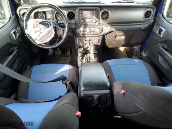 2018 Jeep Wrangler Unlimited Sport S with VIN 1C4HJXDN8JW323452, listed as a Copart auction lot 48574355 with 67,555 mi miles and Salvage Title. Bid and sale history available at carsss.com. Image 8.