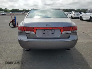 2006 Hyundai Azera SE with VIN KMHFC46F76A038943, listed as a Copart auction lot 63933985 with 55,357 mi miles and Clean title. Bid and sale history available at DreamBid. Image 6.