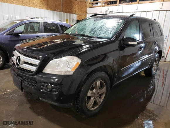 2007 Mercedes-Benz GL-Class with VIN 4JGBF71E07A200449, listed as a Copart auction lot 47621185 with NaN miles and Salvage Title. Bid and sale history available at carsss.com. Image 1.