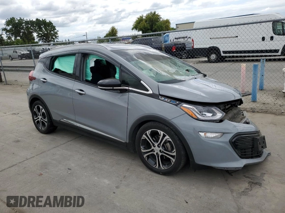 2020 Chevrolet Bolt EV Premier with VIN 1G1FZ6S03L4141473, listed as a Copart auction lot 54556515 with Not provided miles and Salvage title. Bid and sale history available at DreamBid. Image 4.
